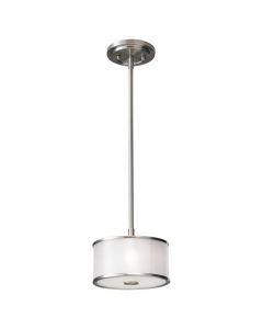 Sea Gull Lighting P1137BS Casual Luxury 1 Light Mini Pendant